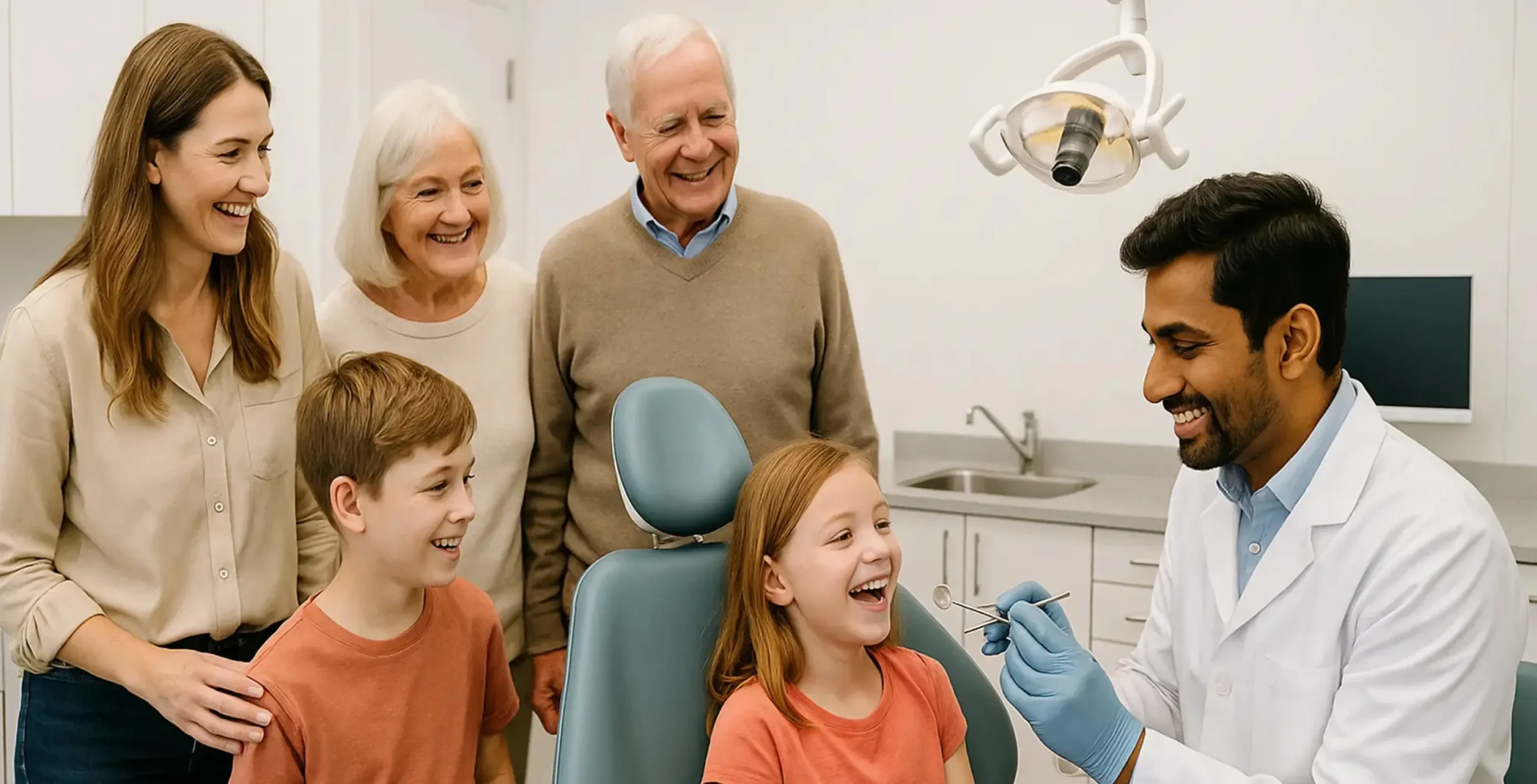 Kids dentist treating a child in Oakland, CA